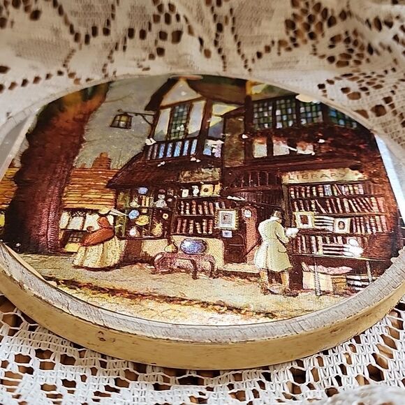 Vintage Foil Lithograph Made In England A Mirrart Production - Picture 2 of 12